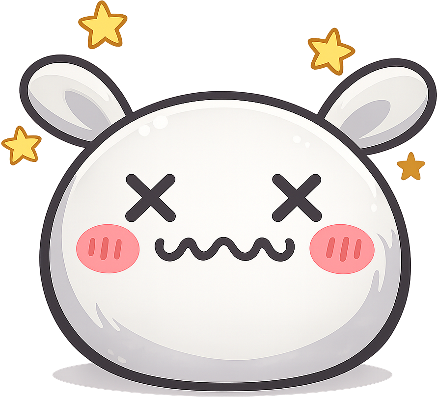 Dizzy fufu mascot