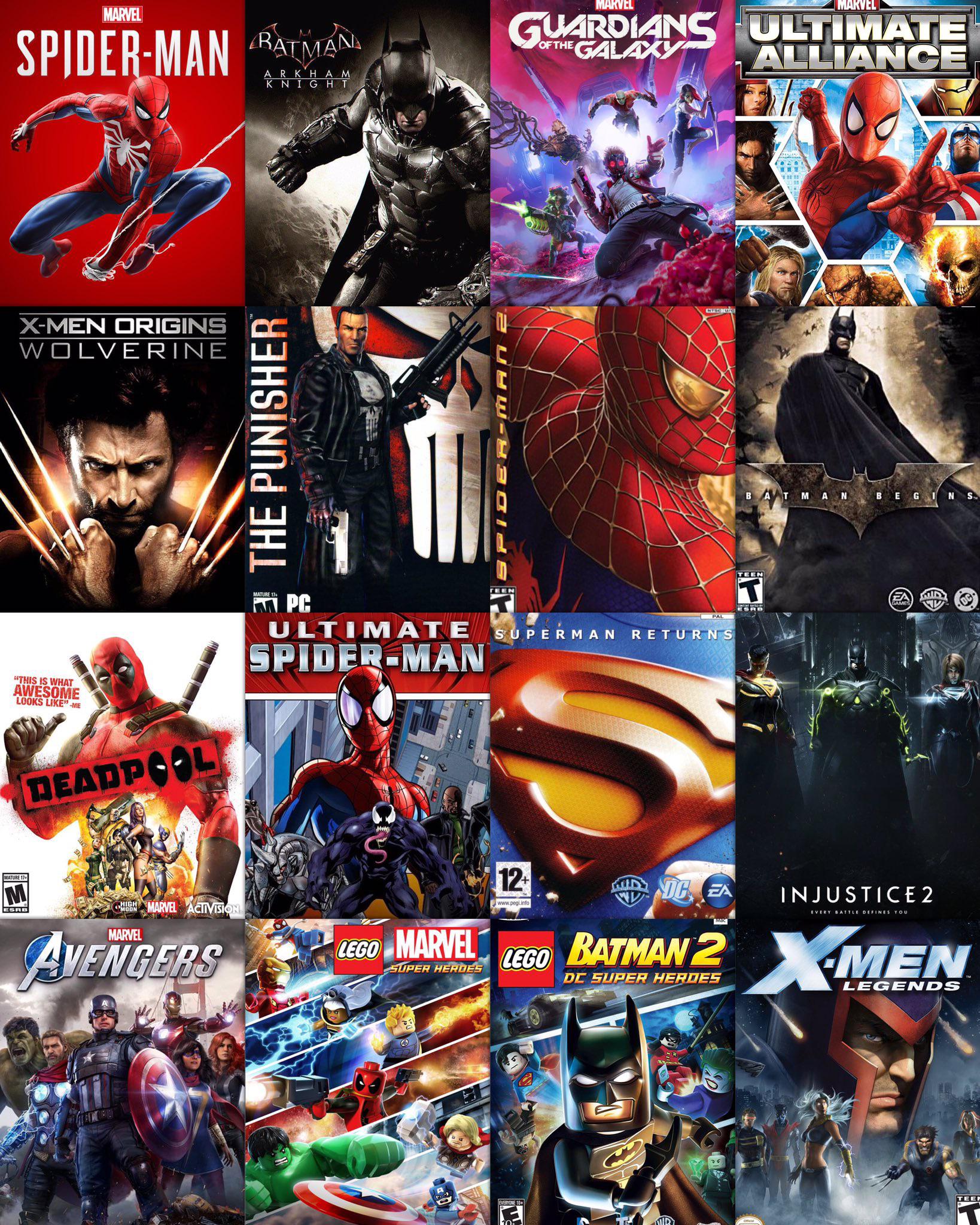 Ultimate comic book game 