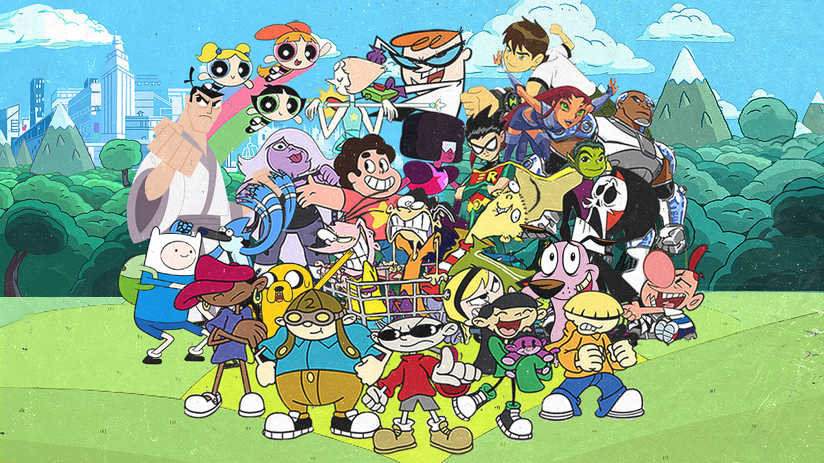 Cartoon Characters with Aura