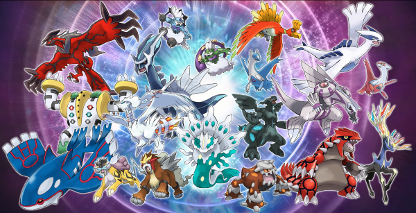 Pokémons légendaires et fabuleux
