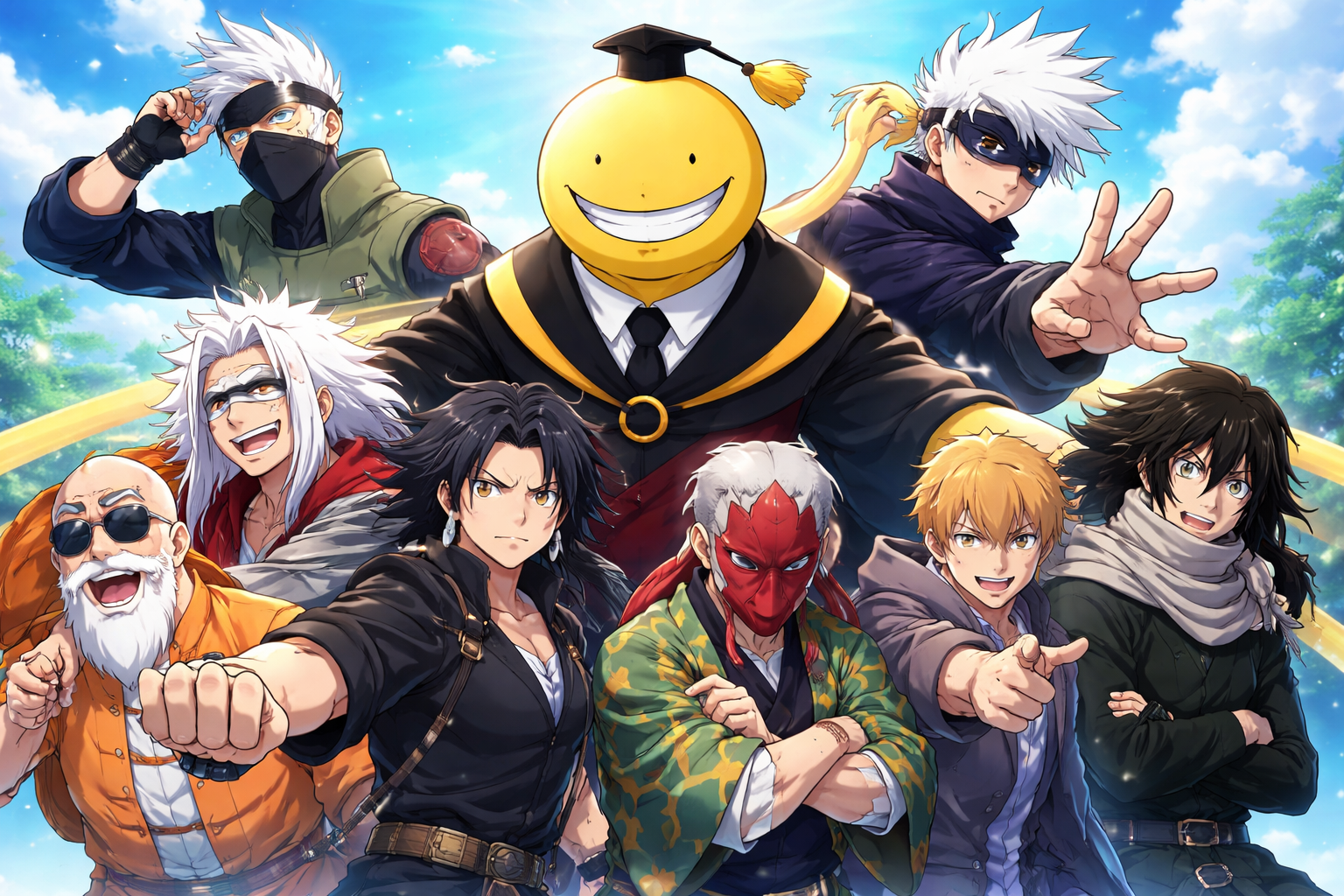 [BlindRanking] Rank these 10 anime Sensei/Mentors
