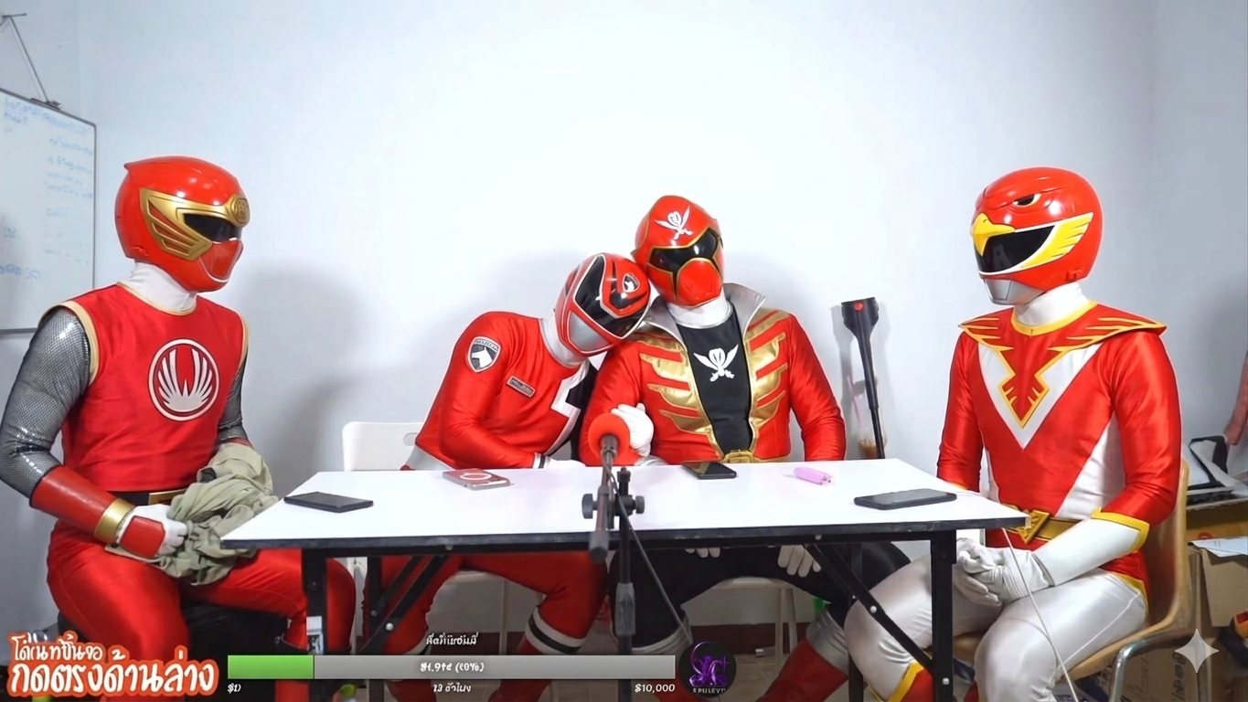ลาก่อน Super Sentai ตัวสีแดง+ตัวพิเศษที่อยากเป็นตอนเด็กforสมาชม