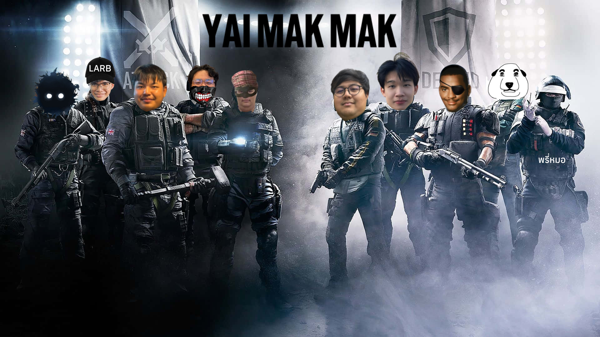 จัดอันดับ operator รุกรับ ในR6 Siege for สมาชม ฉบับ ยิงหัวเพื่อน