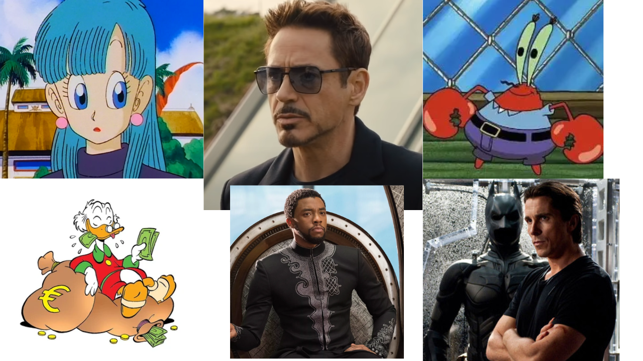 Richest Characters in Fiction