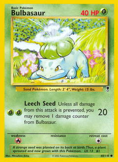 Best Bulbasaur Pokemon Card Ever