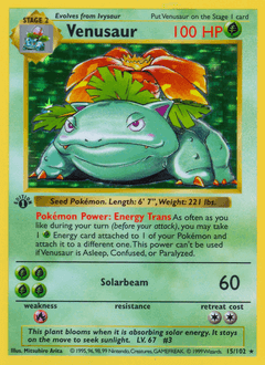 Best Venusaur Pokemon Card Ever