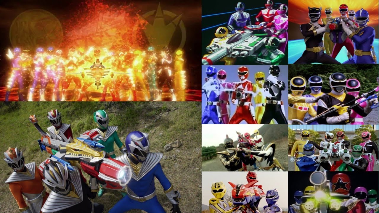Power Rangers Team Finishing Weapons