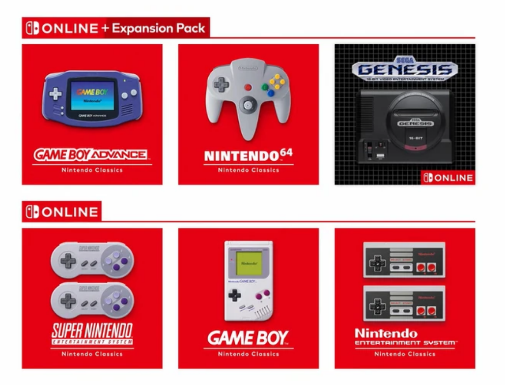 Nintendo Classics / Nintendo Switch Online games (4/9/2026)