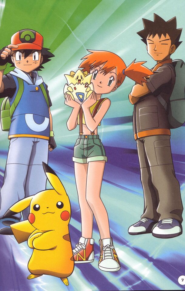 Ash, Misty And Brock