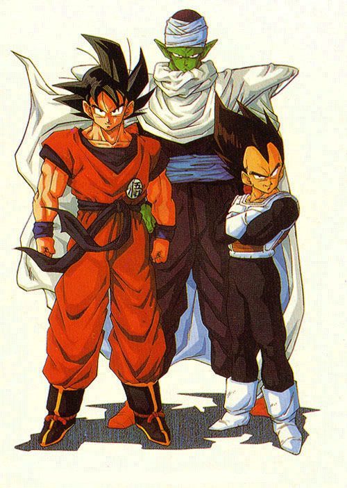 Goku, Vegeta And Piccolo