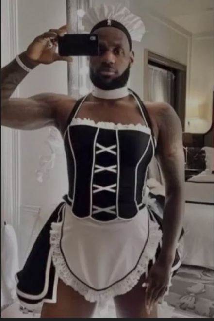 Maid outfit lebron 