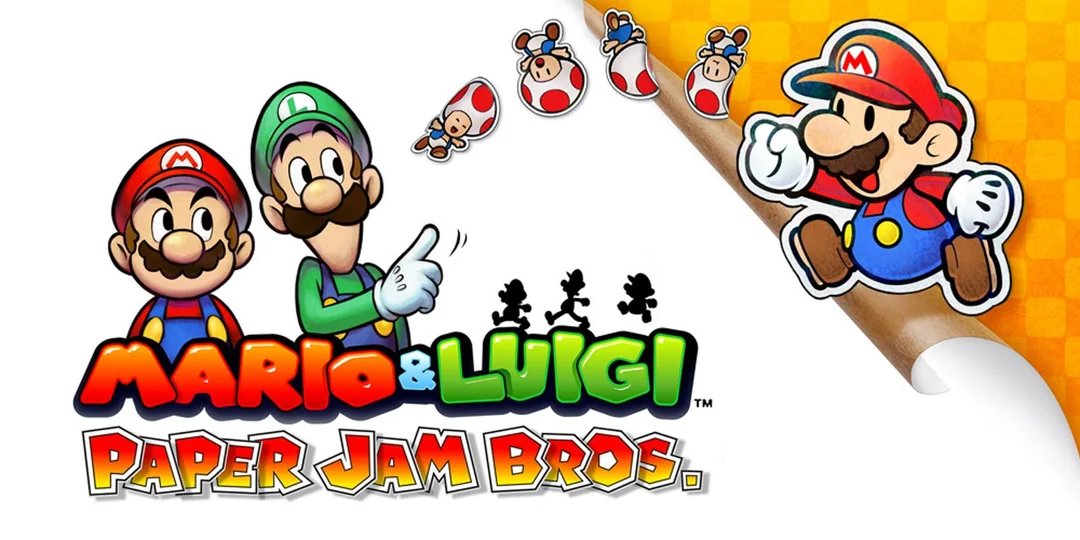 Mario And Luigi Paper Jam