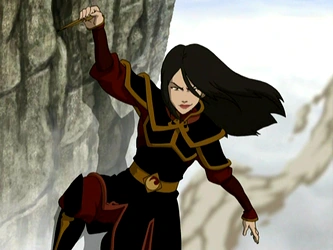 Azula_hanging_from_a_cliff
