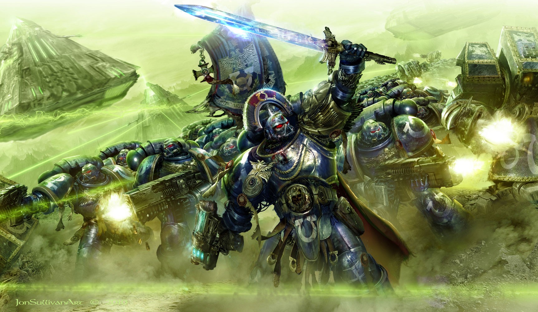 4599956 Warhammer 40000 Bolter Space Marines Power Armor Commander Dreadnought Ultramarines